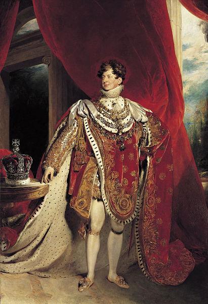 Sir Thomas Lawrence Coronation portrait of George IV Sweden oil painting art